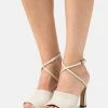 Zign LEATHER - High Heeled Sandals - Off-white -Zign 92e40e3a54eb4d3e83430e64be31ca82