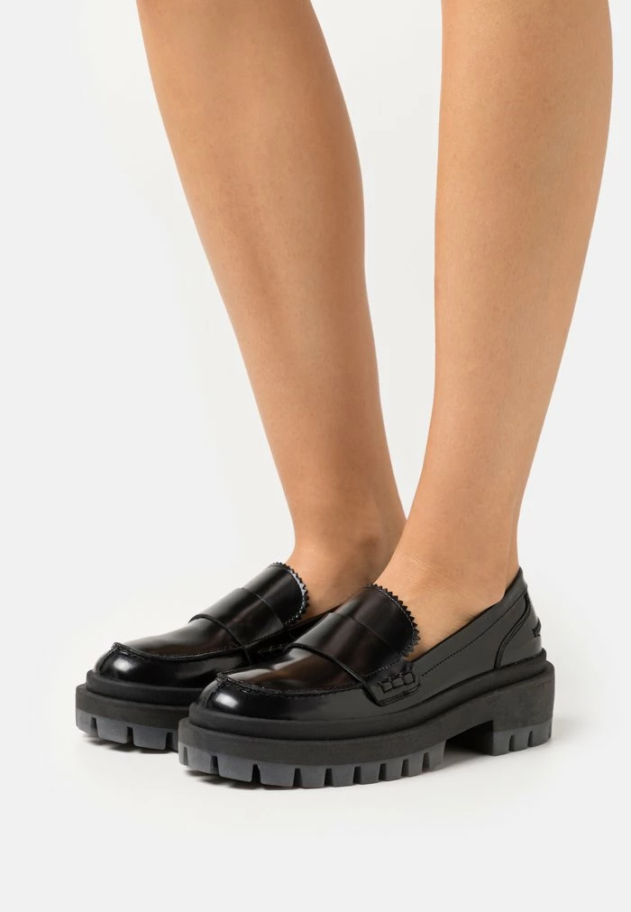 Zign LEATHER - Slip-ons - Black 3 Zign LEATHER - Slip-ons - Black