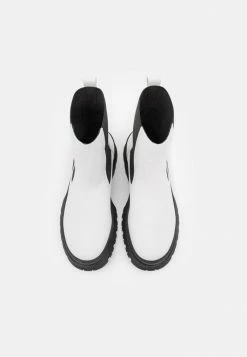 Zign LEATHER - Platform Ankle Boots - White -Zign 964d8dee34ae4822b36d44a9fc5180fd