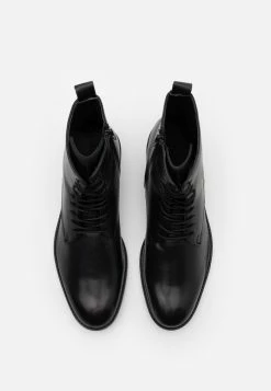 Zign Lace-up Ankle Boots - Black 11 Zign Lace-up Ankle Boots - Black -Zign 971a5306a86043948ca5ac1cfc73f78b