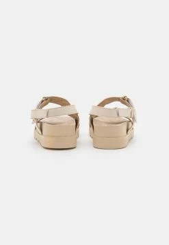 Zign LEATHER - Platform Sandals - Beige -Zign 973f7a4e303e463782a20c47a491da6a