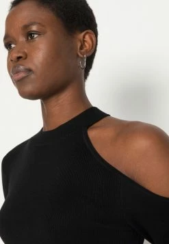 Zign OPEN SHOULDER DRESS - Jumper Dress - Black -Zign 98336eacc9e8414395f1f92025b27666