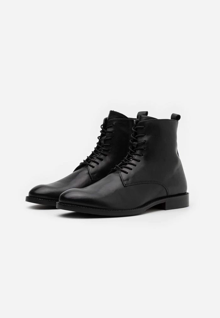 Zign Lace-up Ankle Boots - Black 4 Zign Lace-up Ankle Boots - Black - Image 2