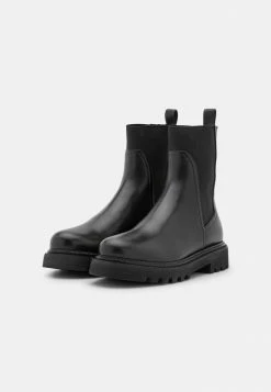 Zign LEATHER WINTER BOOT - Classic Ankle Boots - Black 10 Zign LEATHER WINTER BOOT - Classic Ankle Boots - Black -Zign 9e36c087707c462f816efd4e78bd5dc5