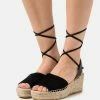 Zign LEATHER - Espadrilles - Black -Zign 9ef69eaf73df4dc3a600c40cd1b3e246