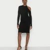 Zign OPEN SHOULDER DRESS - Jumper Dress - Black -Zign 9fe94818646241c5b34bcac8bfe14086