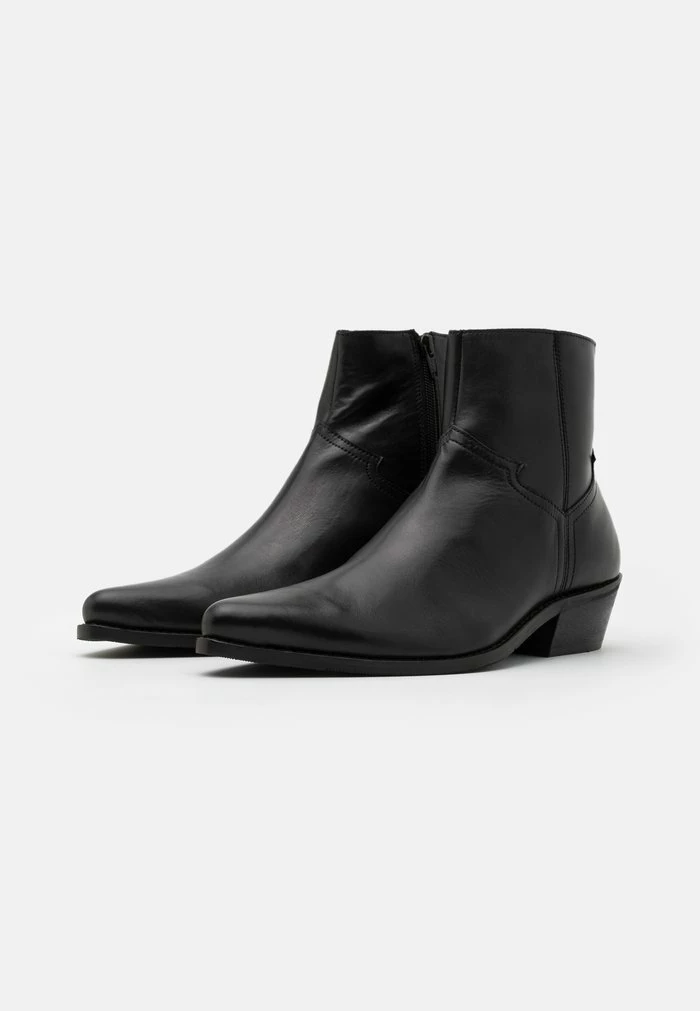 Zign UNISEX - Cowboy/biker Ankle Boot - Black 4 Zign UNISEX - Cowboy/biker Ankle Boot - Black - Image 2