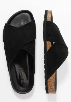 Zign LEATHER - Mules - Black -Zign a25e1343eebe48039357d350eba145a8