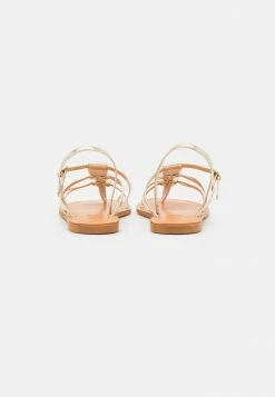 Zign T-bar Sandals - Gold -Zign a42e1b5f5ec74619ada291c274bc397f