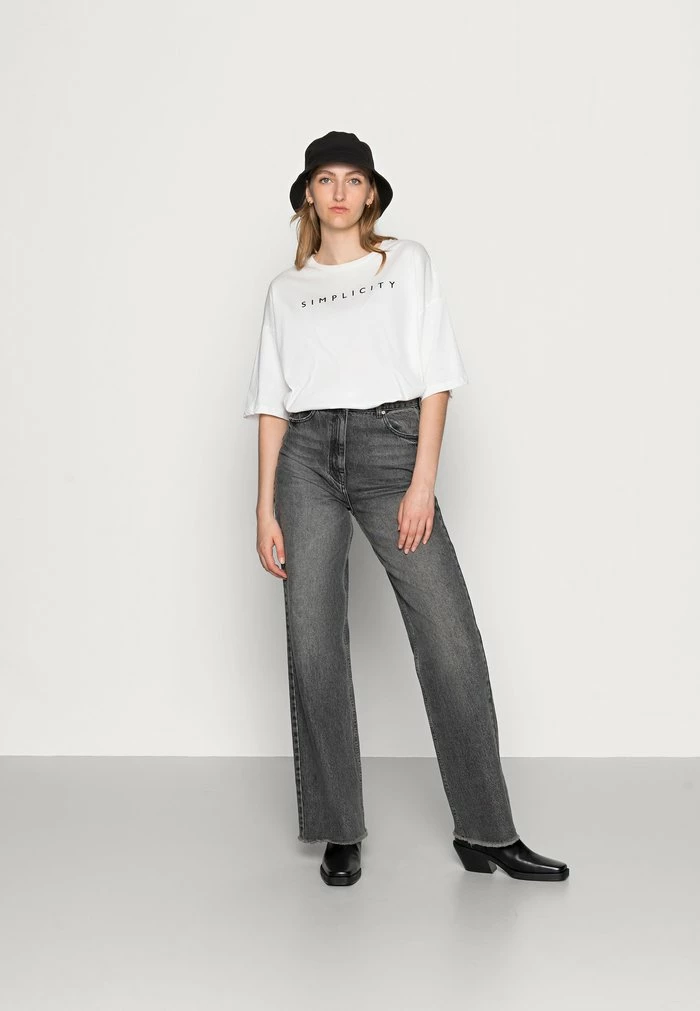 Zign SIMPLICITY TEE - Print T-shirt - Off-white 4 Zign SIMPLICITY TEE - Print T-shirt - Off-white - Image 2