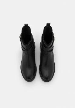 Zign Platform Ankle Boots - Black -Zign a5fd2ba687f7454795439393f725a165