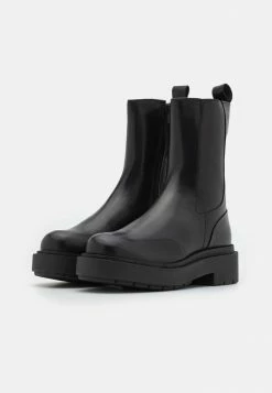 Zign WINTER BOOT - Platform Ankle Boots - Black -Zign a630863304044033ba9a5fbf7e4ef127