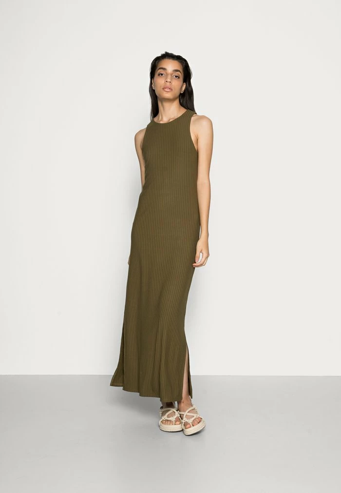 Zign RACER COLUMN MAXI DRESS - Maxi Dress - Khaki 3 Zign RACER COLUMN MAXI DRESS - Maxi Dress - Khaki