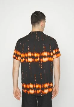 Zign UNISEX - Shirt - Black/brown -Zign a6bc7b7ca82c443c80015bb703637f18