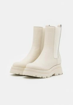 Zign LEATHER - Platform Ankle Boots - White -Zign aacd1fae088447dbbad370f9f027c8c6