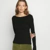 Zign Long Sleeved Top - Black 2 Zign Long Sleeved Top - Black -Zign aae5fab9c4814448903ced921f08fab0