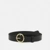 Zign LEATHER - Belt - Black/gold-coloured -Zign ac1b44c4e76e47959c2cc0dd77919db8