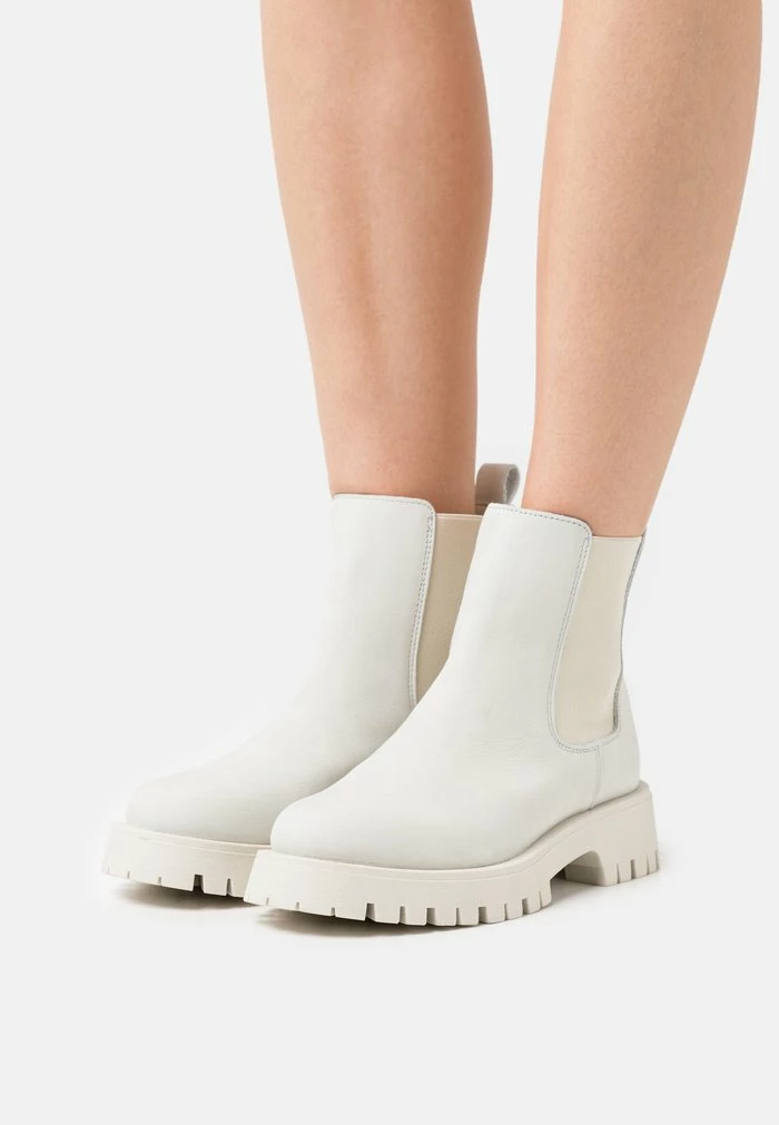 Zign LEATHER - Classic Ankle Boots - Off-white 3 Zign LEATHER - Classic Ankle Boots - Off-white