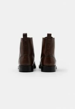 Zign Lace-up Ankle Boots - Brown -Zign acb7438f3a4f4ae088eca905e85a631a