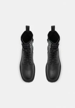 REDEZIGN LEATHER - Platform Ankle Boots - Black -Zign acbe8331ff8a49ca993d1178642698e3