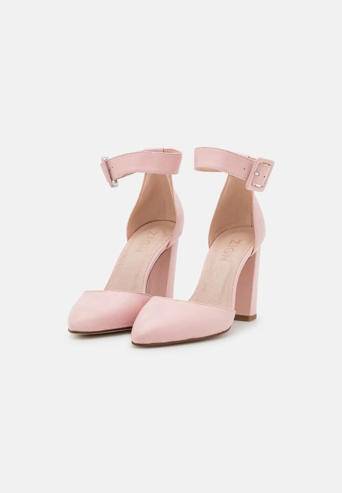 Zign LEATHER - Classic Heels - Light Pink 5 Zign LEATHER - Classic Heels - Light Pink - Image 3