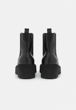 REDEZIGN LEATHER - Platform Ankle Boots - Black -Zign b1a5a06615d2478aa2f94a2ecf9c89ea