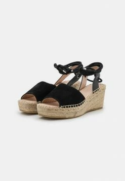 Zign LEATHER - Espadrilles - Black -Zign b3292e63aba64327afa38282e24a79a4