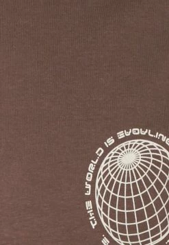 REDEZIGN UNISEX - Print T-shirt - Brown -Zign b593511448d64e3092a17d73418d0dde