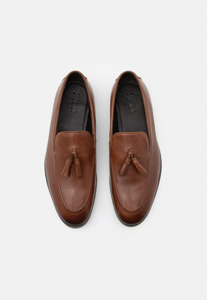 Zign LEATHER - Slip-ons - Brown 6 Zign LEATHER - Slip-ons - Brown - Image 4