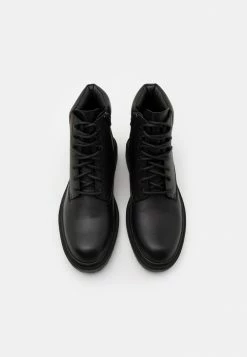 Zign Lace-up Ankle Boots - Black -Zign b8c02e7c0b6244158d6aa9b24dedb301