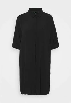 Zign Shirt Dress - Black -Zign ba4283ce6f254ac2af13fc7f6eb0dc78