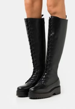 Zign LEATHER - Lace-up Boots - Black