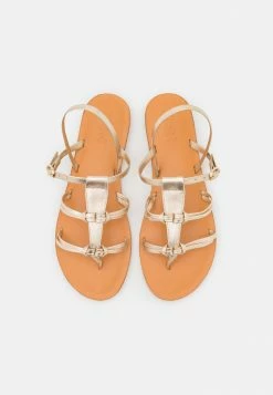 Zign T-bar Sandals - Gold -Zign be8e083e75cb42a08116f06e4fb99548