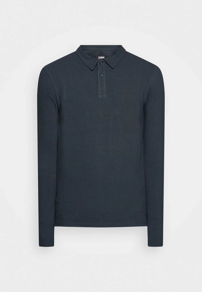 Zign Polo Shirt - Dark Blue 7 Zign Polo Shirt - Dark Blue - Image 5
