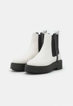 Zign LEATHER - Platform Ankle Boots - White 10 Zign LEATHER - Platform Ankle Boots - White -Zign bf4204f89b9a48d6b0c4ec09eceddde9