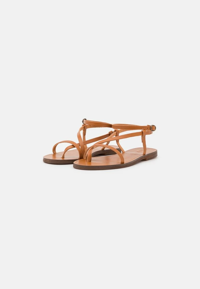 Zign T-bar Sandals - Cognac 5 Zign T-bar Sandals - Cognac - Image 3
