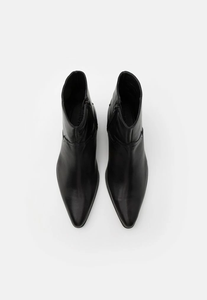 Zign UNISEX - Cowboy/biker Ankle Boot - Black 6 Zign UNISEX - Cowboy/biker Ankle Boot - Black - Image 4