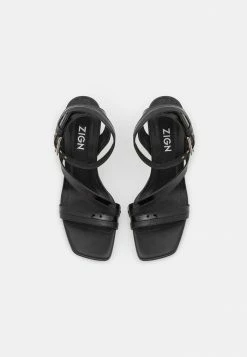 Zign LEATHER - High Heeled Sandals - Black -Zign c0c52df6f7ab4a07b101632f5ace24f2