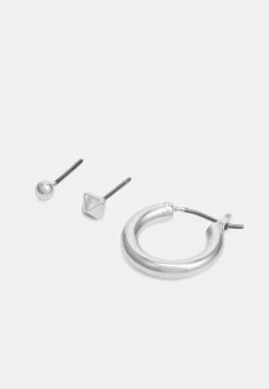 Zign 4 PACK - Earrings - Silver-coloured -Zign c238b76a598f458b954e0203f673d2a9