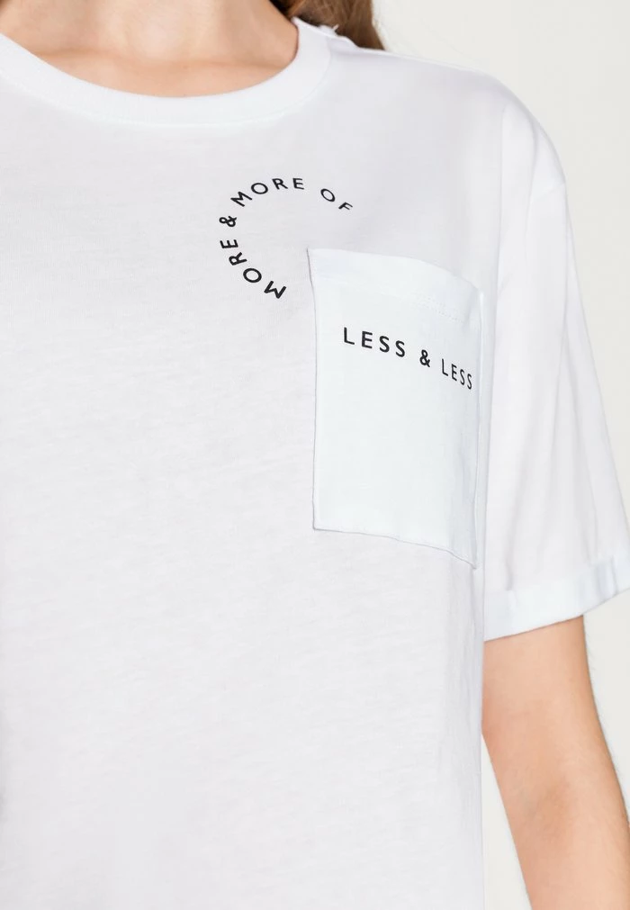 Zign PRINTED TEE - Print T-shirt - White 7 Zign PRINTED TEE - Print T-shirt - White - Image 5