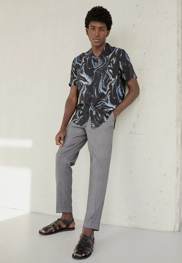 Zign UNISEX - Button-down Blouse - Black 3 Zign UNISEX - Button-down Blouse - Black