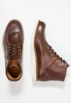 Zign Lace-up Ankle Boots - Cognac 9 Zign Lace-up Ankle Boots - Cognac -Zign c44c203a093e46dd98be8378833b817e