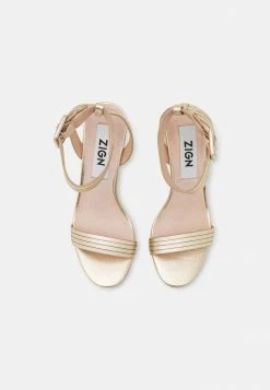 Zign LEATHER - High Heeled Sandals - Gold -Zign c6934accb39c4881a09f3832507b3b54
