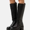 Zign LEATHER - Lace-up Boots - Black