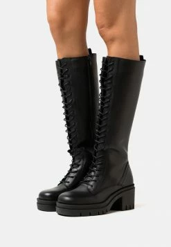 Zign LEATHER - Lace-up Boots - Black