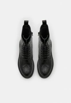 Zign LEATHER - Platform Ankle Boots - Black -Zign c90bf507c0984963af1785bf7a0f017b