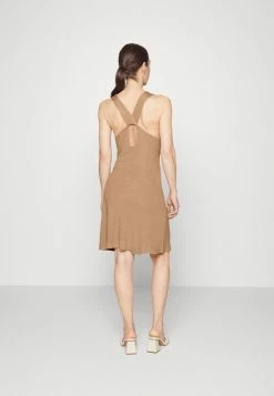 Zign Jumper Dress - Mottled Brown -Zign c9da56159ca44842a121bd963ea2cea7