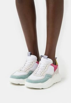 Zign LEATHER - Trainers - White/multi-coloured
