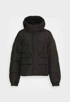 Zign SHORT OVERSIZE PUFFER - Winter Jacket - Black -Zign cab167e4bee044e680d84f851972fb4a