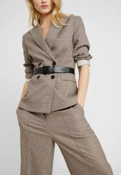 Zign UNISEX LEATHER - Belt - Black -Zign cb06ceebf7f64815be47251cbee39b48